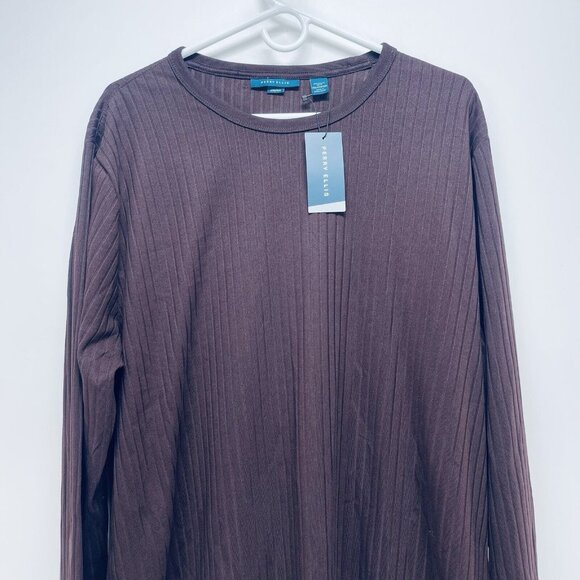 Perri Ellis Sweater Size XXL Women’s Brown Pullover Stretch Long Sleeve New - Picture 2 of 10